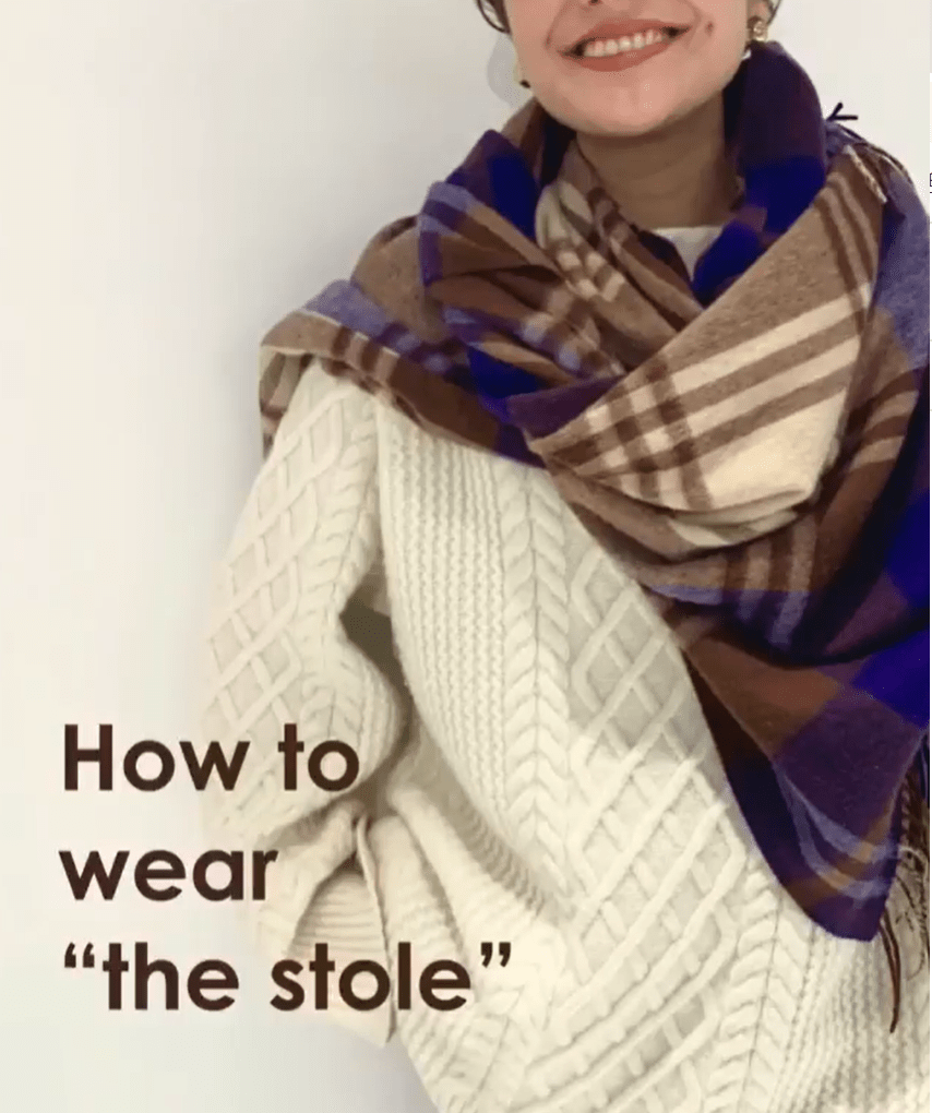 ストールの使い方☆秋冬コーデはスピックアンドスパンをお手本に MELLOW