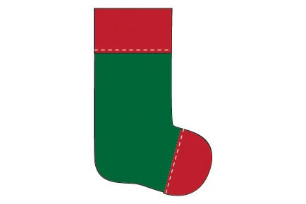 How to Sew a DIY Christmas Stocking Including a Pattern! - Melly Sews