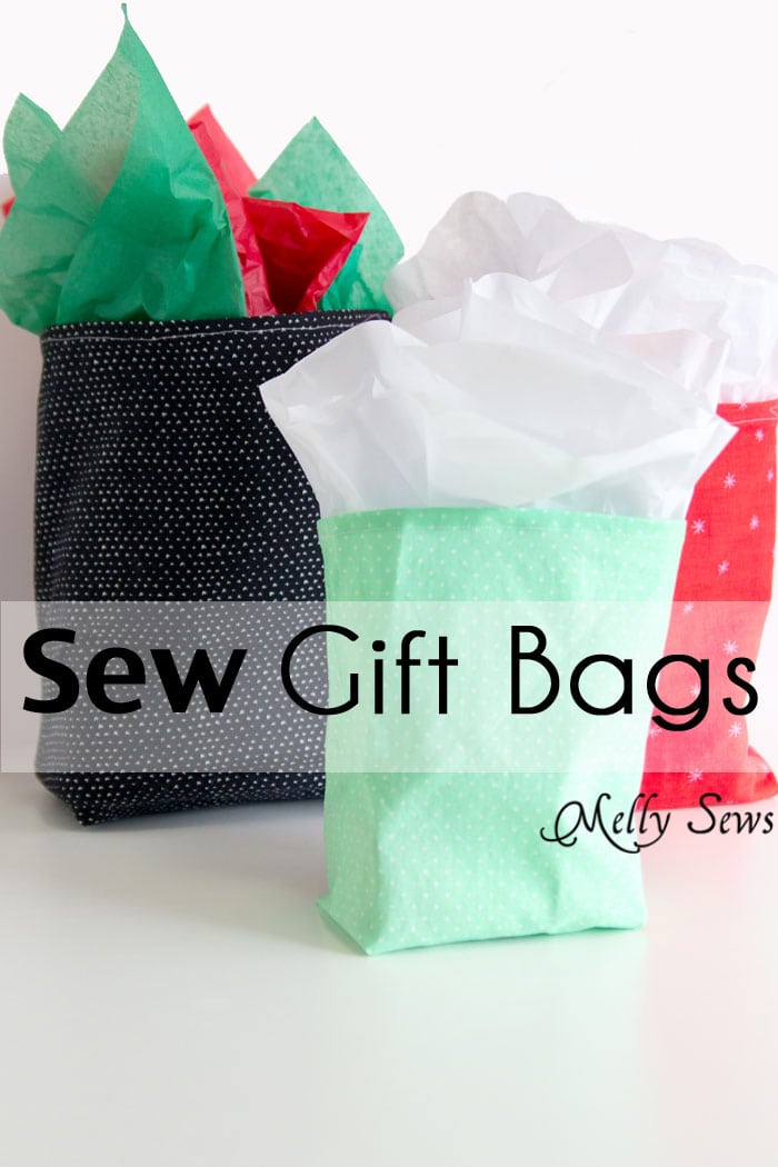How to Sew DIY Gift Bags Melly Sews