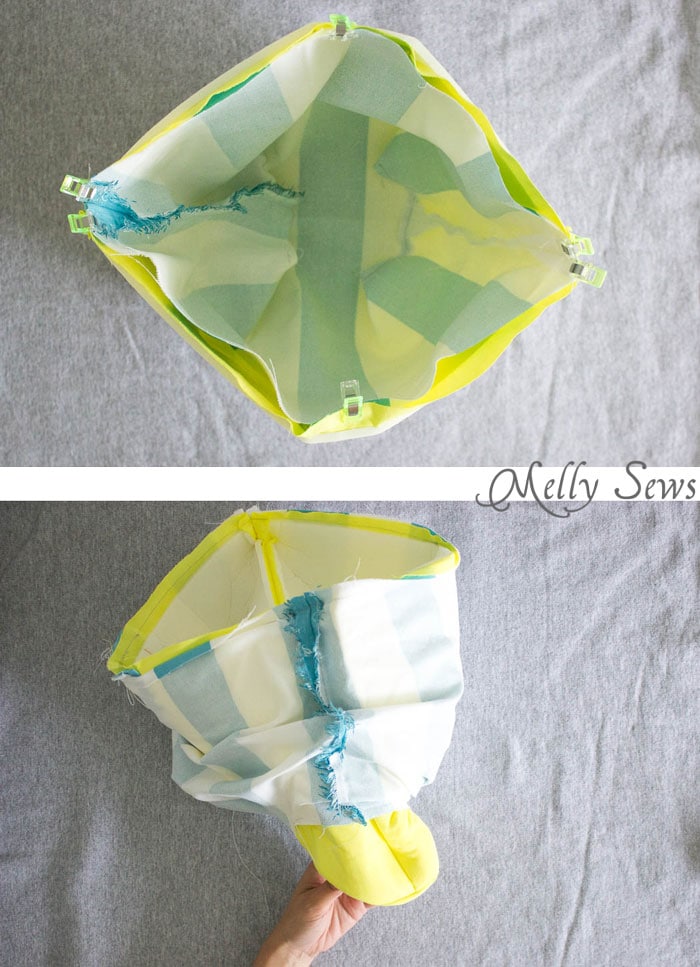 Pegboard Organization Sew a Rag Bucket Melly Sews