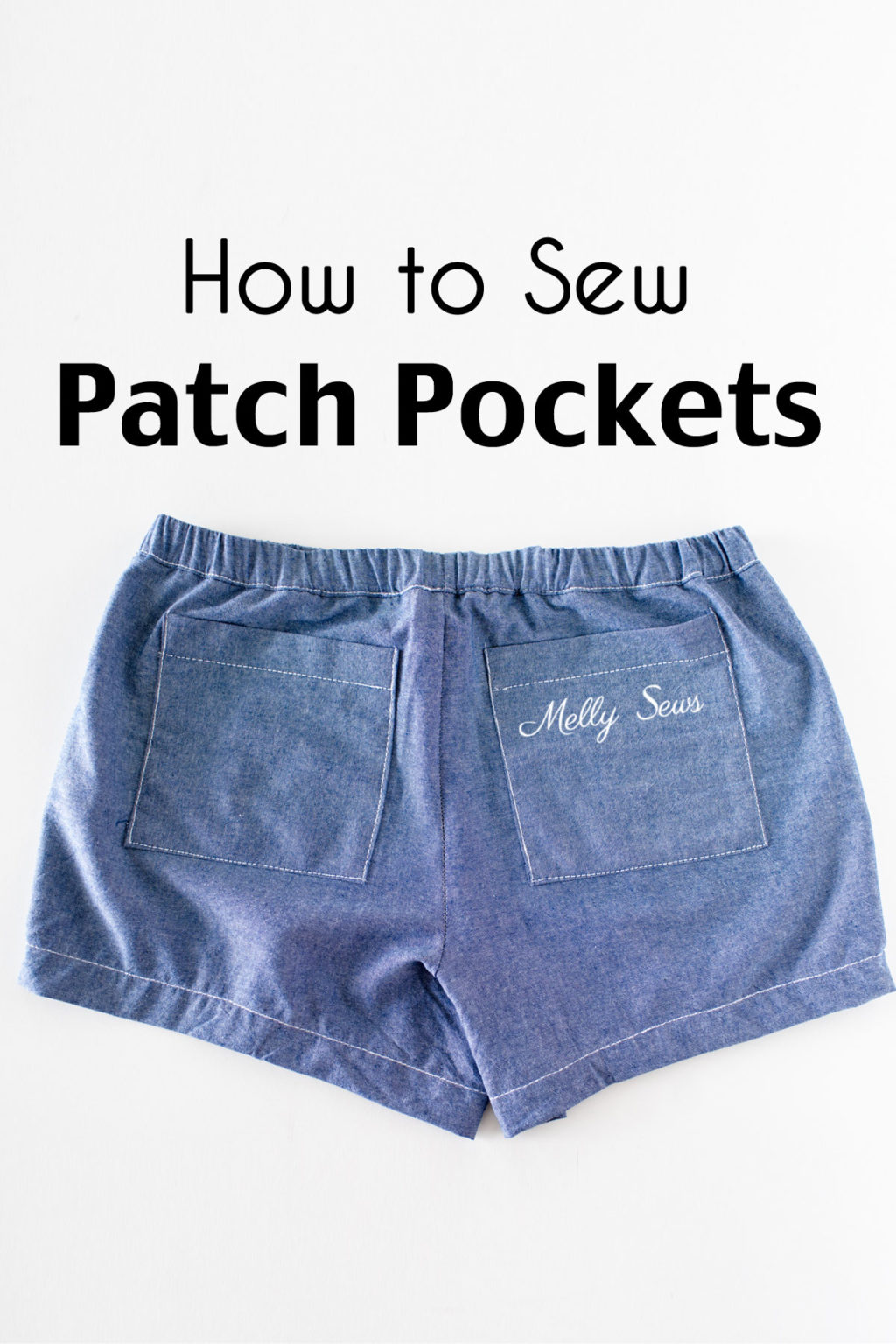 How to Sew Patch Pockets Melly Sews