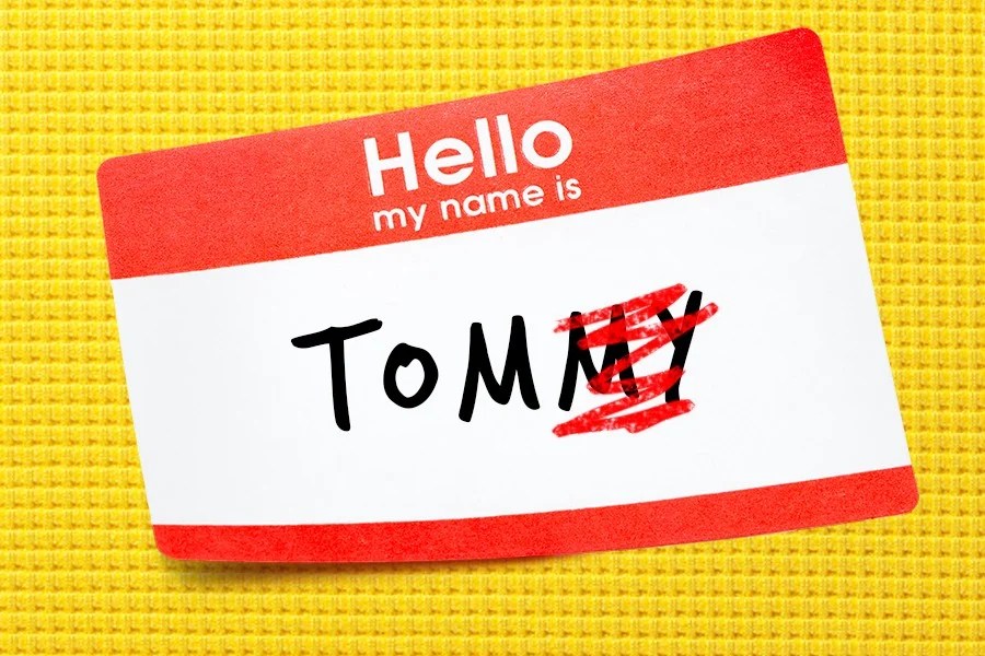 When Tommy Tom The Art of Ditching the Childhood Nickname