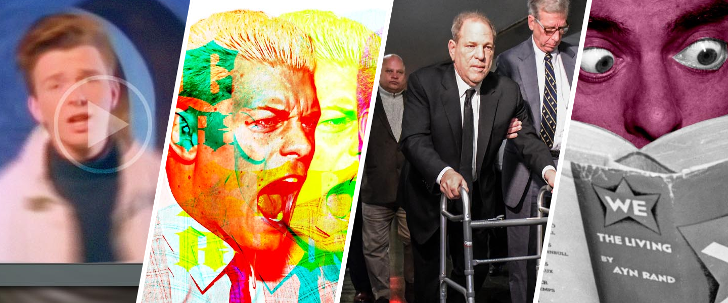 A Rickrolling Oral History, Harvey Weinstein’s Walker Bit and What’s Up