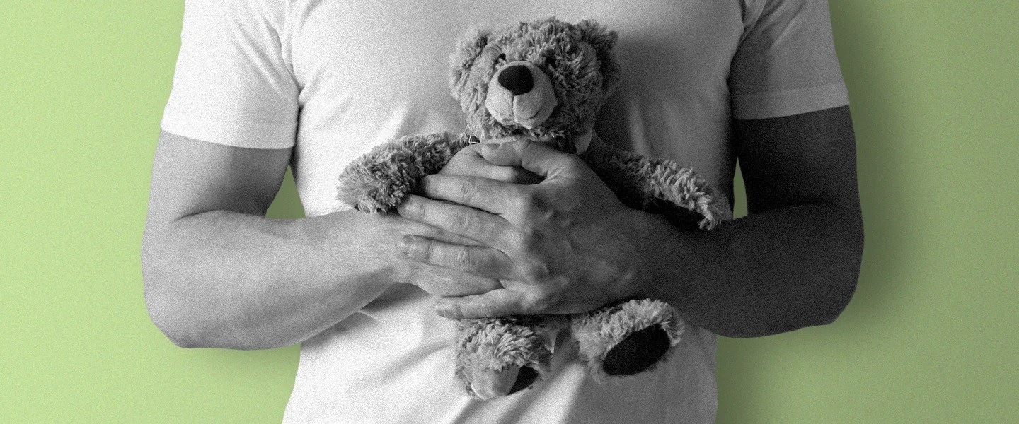 Stuffed Animals & Plushies Handmade Mental Health Bear Anxiety Stuffed