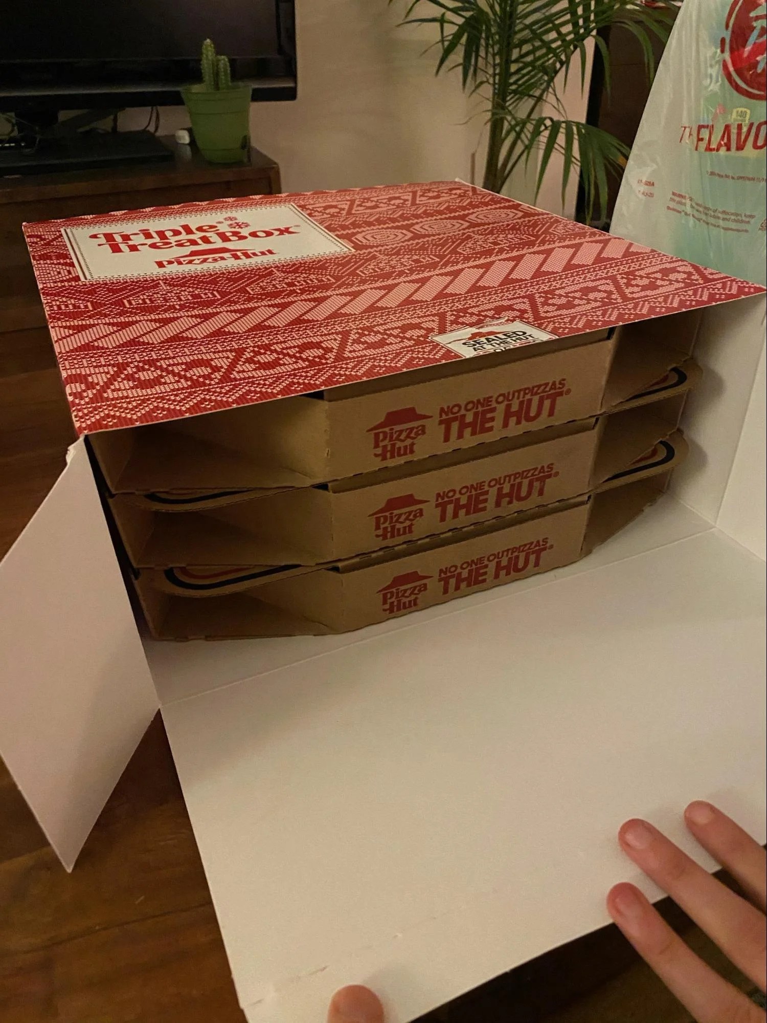 Pizza Hut Triple Decker ‘Triple Treat’ Box The MEL Review