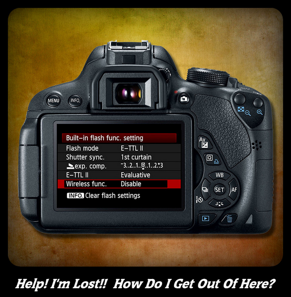 The Fastest Way To Exit The DSLR Camera Settings Menu