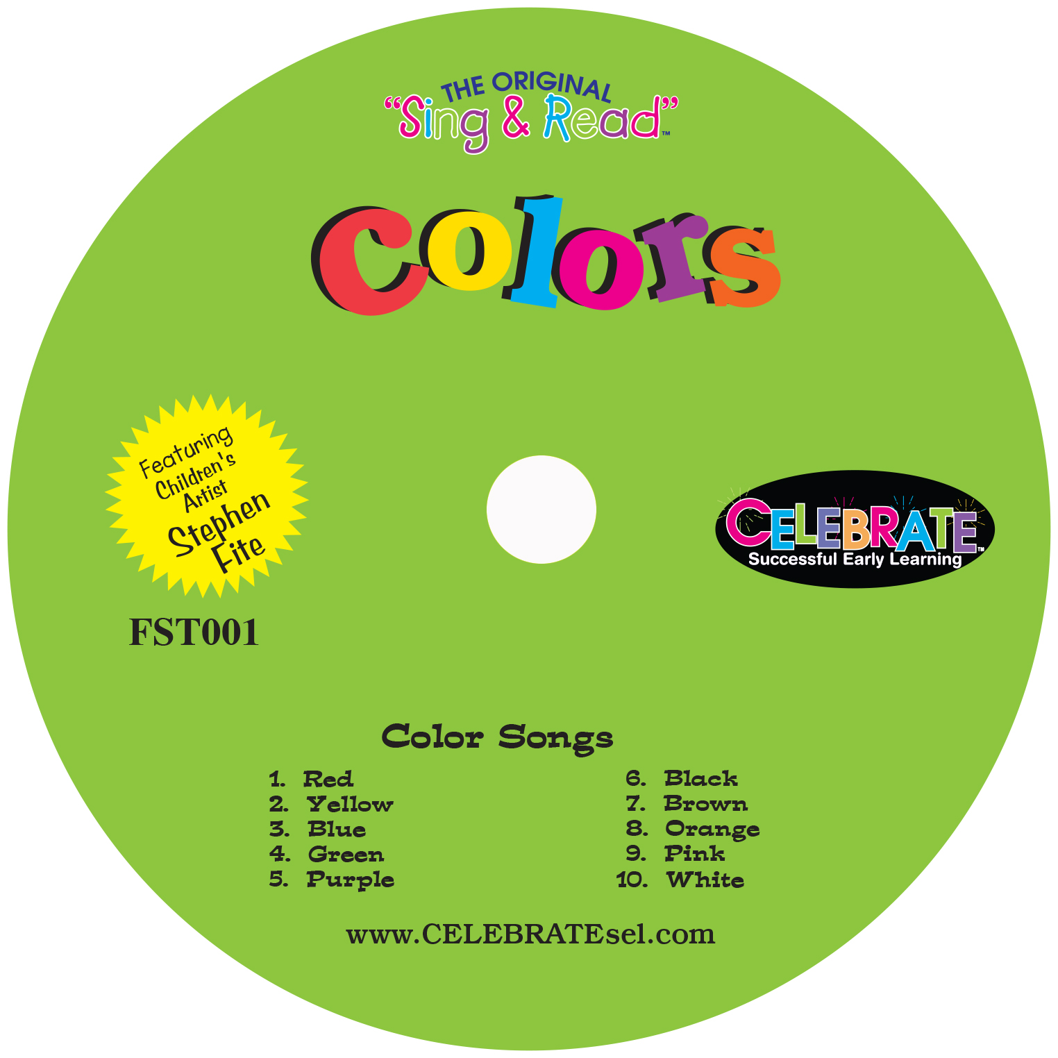 Melody House Music “Sing & Read” Colors Big Book Collection