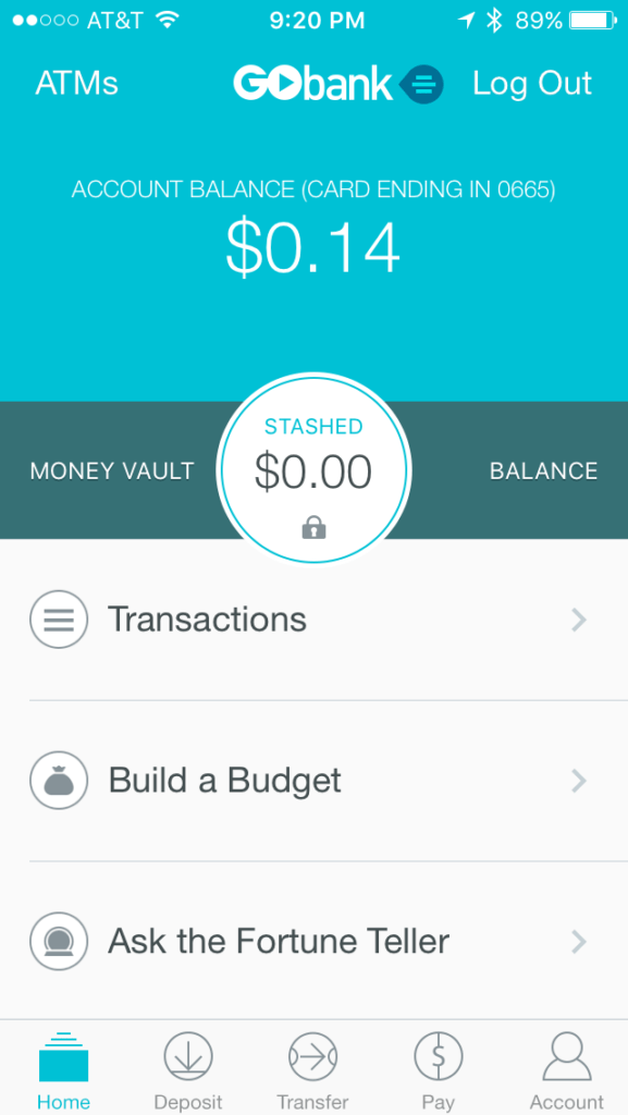 GoBank App and site Copy Melody Rowan