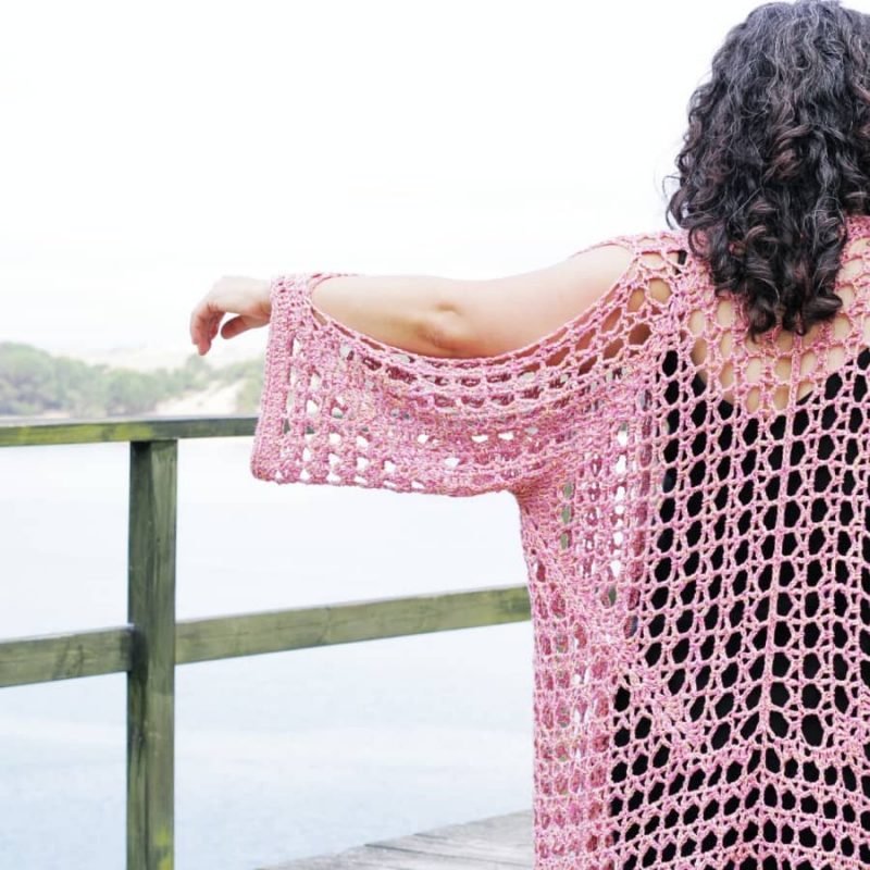 Kimono Fresh Patrón gratuito de crochet paso a paso