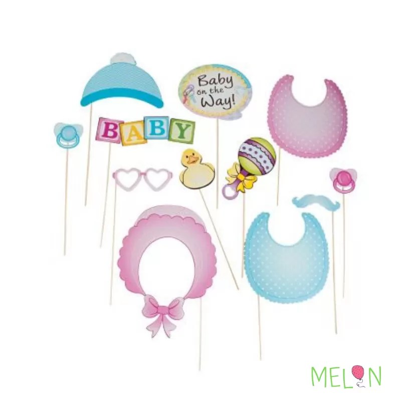 Baby Shower Photo Props Melon Mart