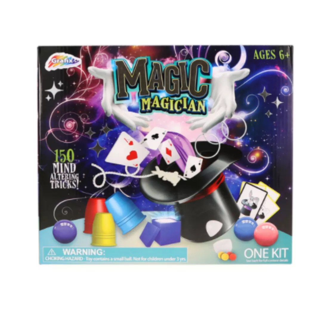 Magic magician deluxe kit w/ 150 magic tricks Melon Mart