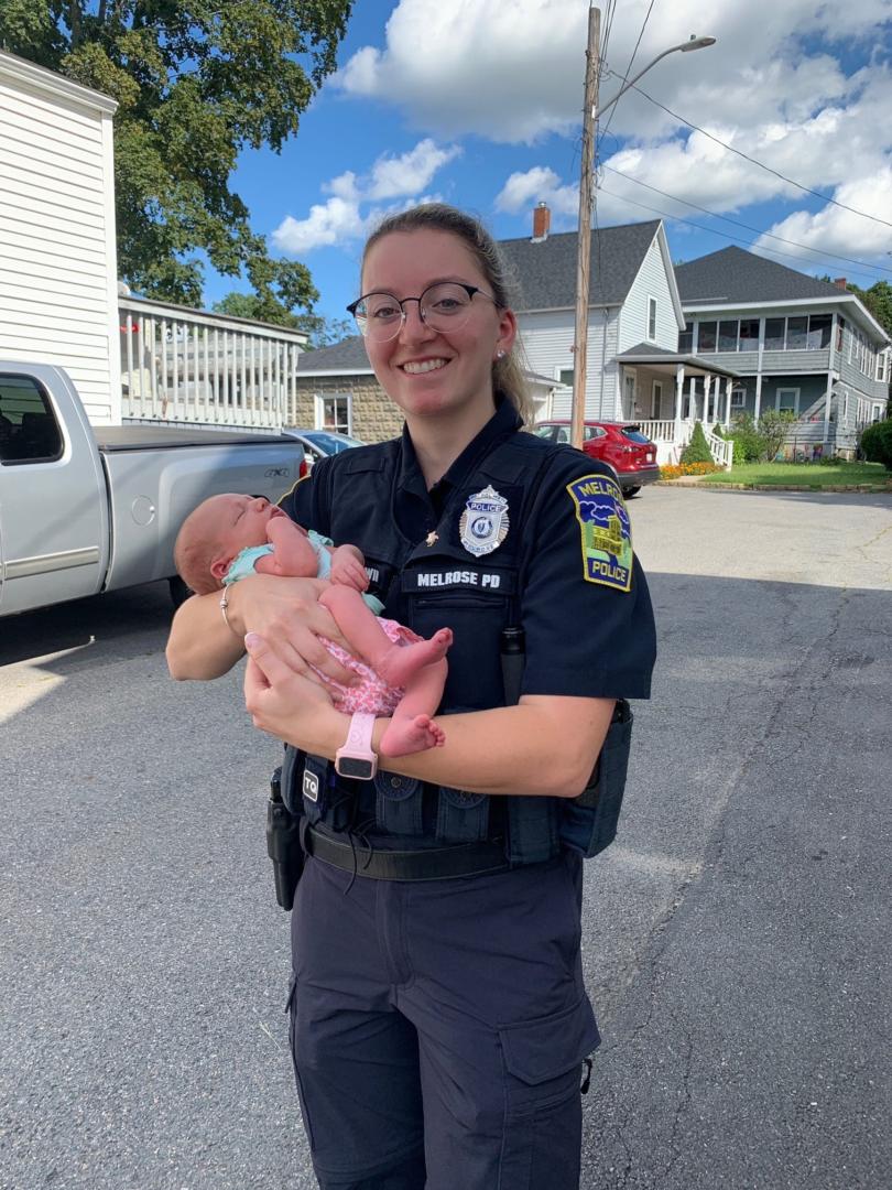 Melrose Police Officer Assists in Delivery of Healthy Baby Girl