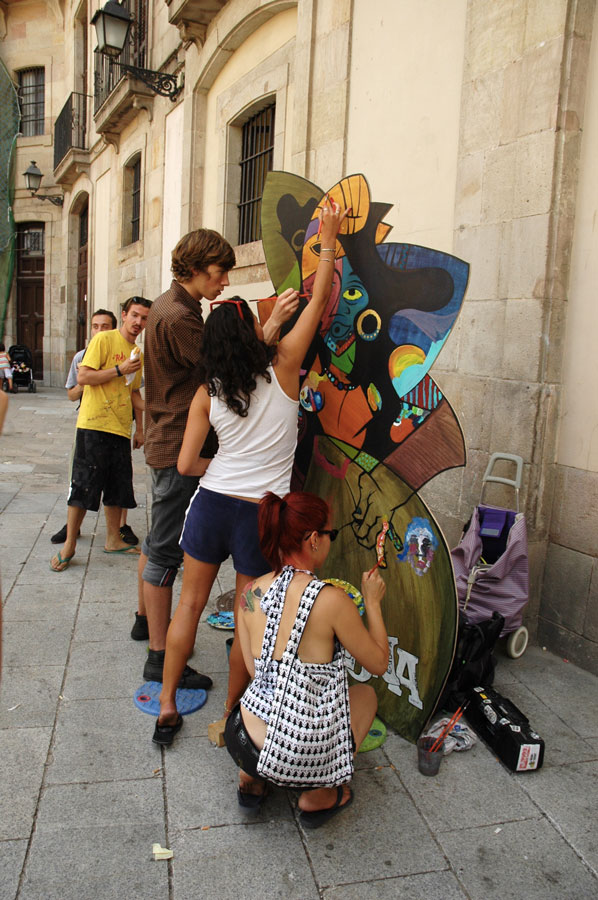 Melting Paint PICASSO LES RUES DE BARCELONE