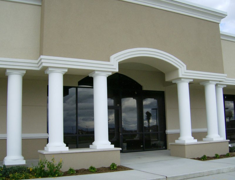 Straight Fiberglass Columns, Covers & Wraps Contemporary & Classic