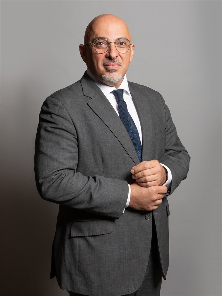 Official portrait for Nadhim Zahawi MPs and Lords UK Parliament