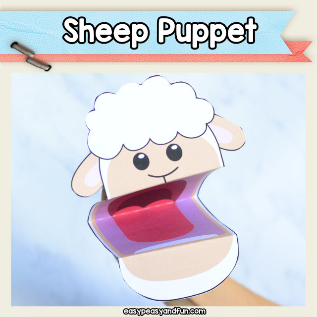 Sheep Puppet Printable – Easy Peasy and Fun Membership