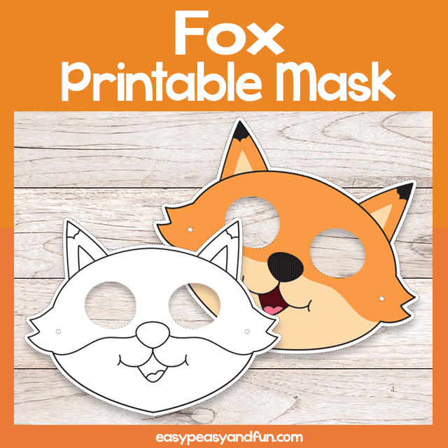 Printable Fox Mask
