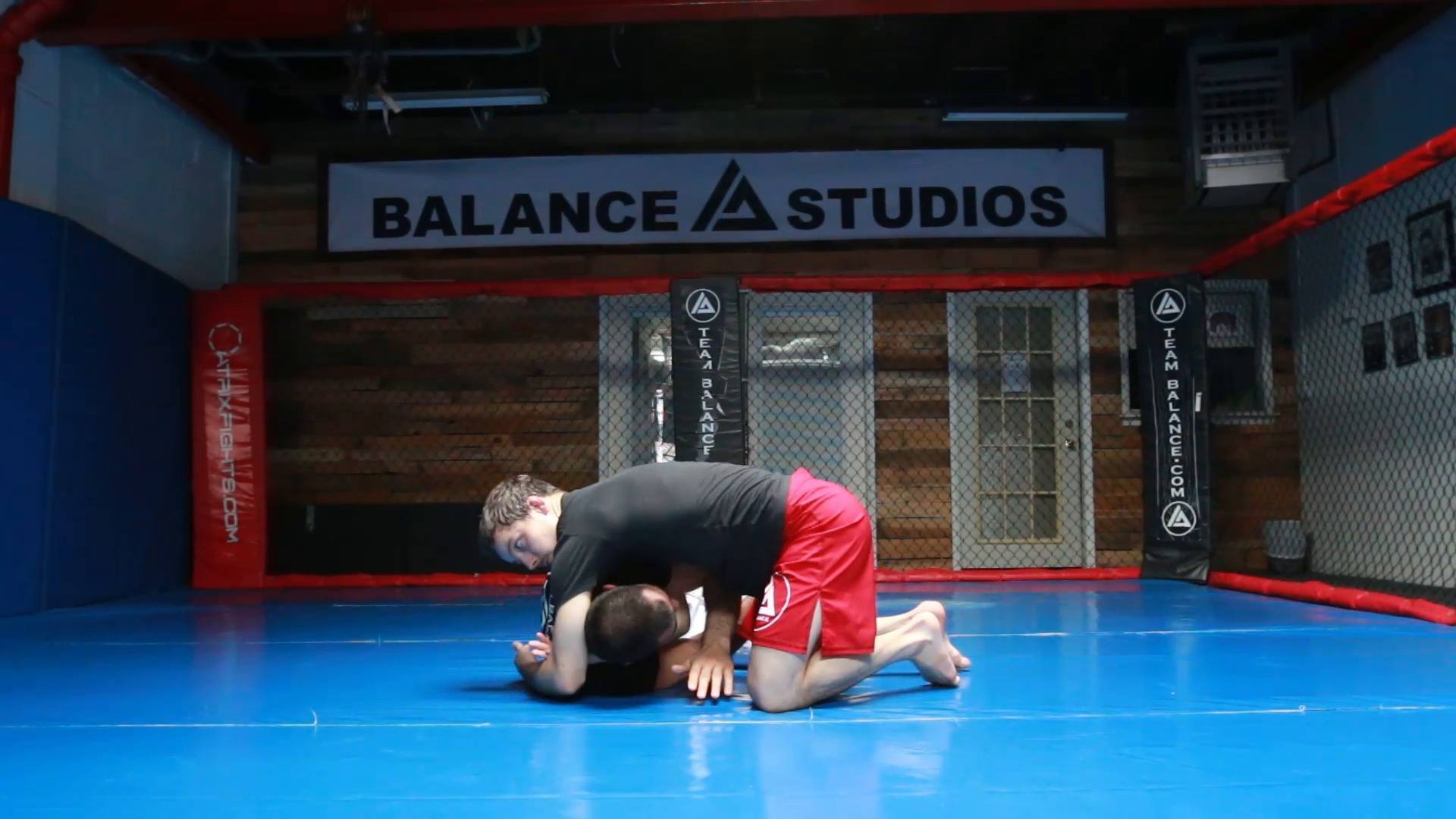 NO GI Technique9DarceChokeFromBottomSideControl