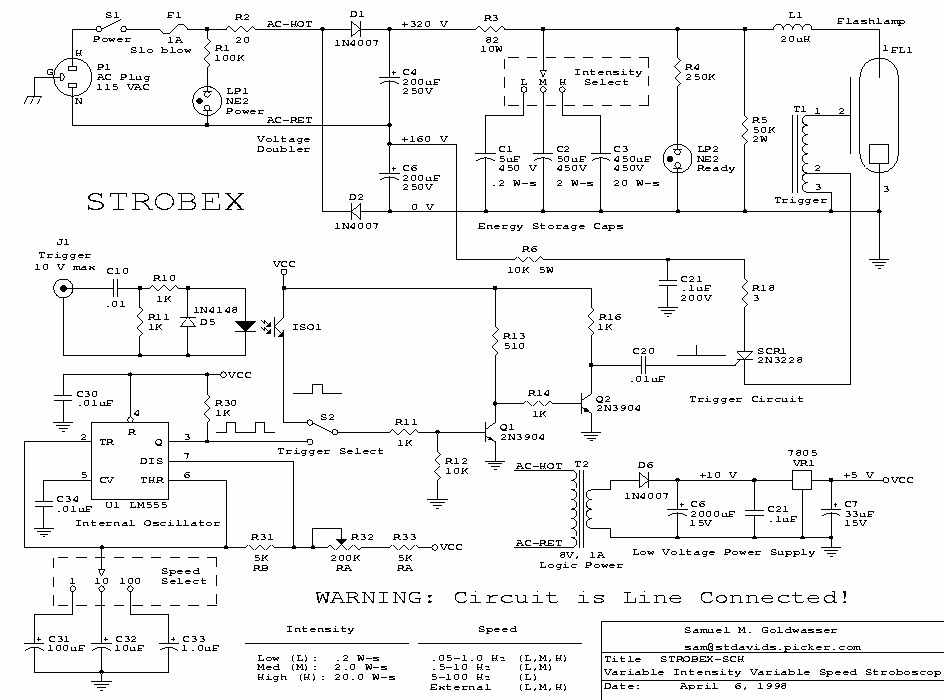 Flitsbuis stroboscoop Forum Circuits Online