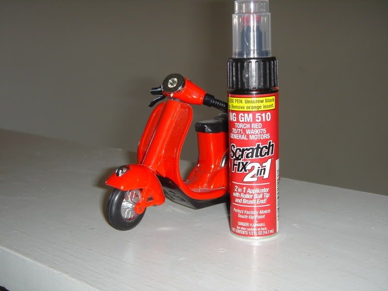 Modern Vespa Touchup paint