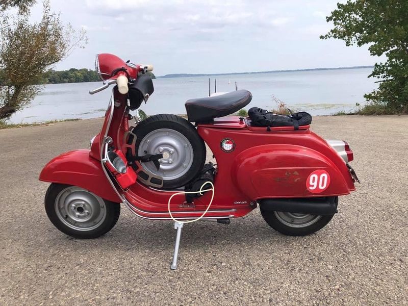 Modern Vespa Luggage loops