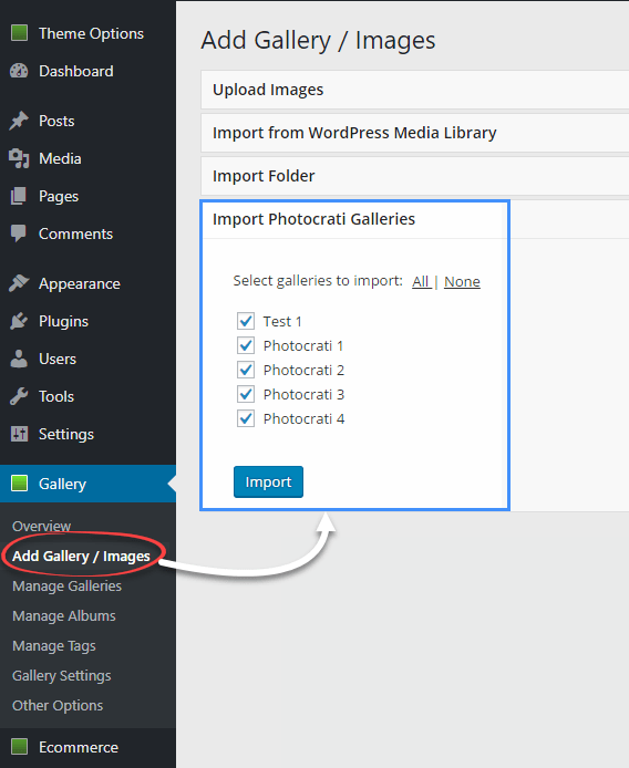 How to Convert Photocrati Galleries to NextGEN Gallery