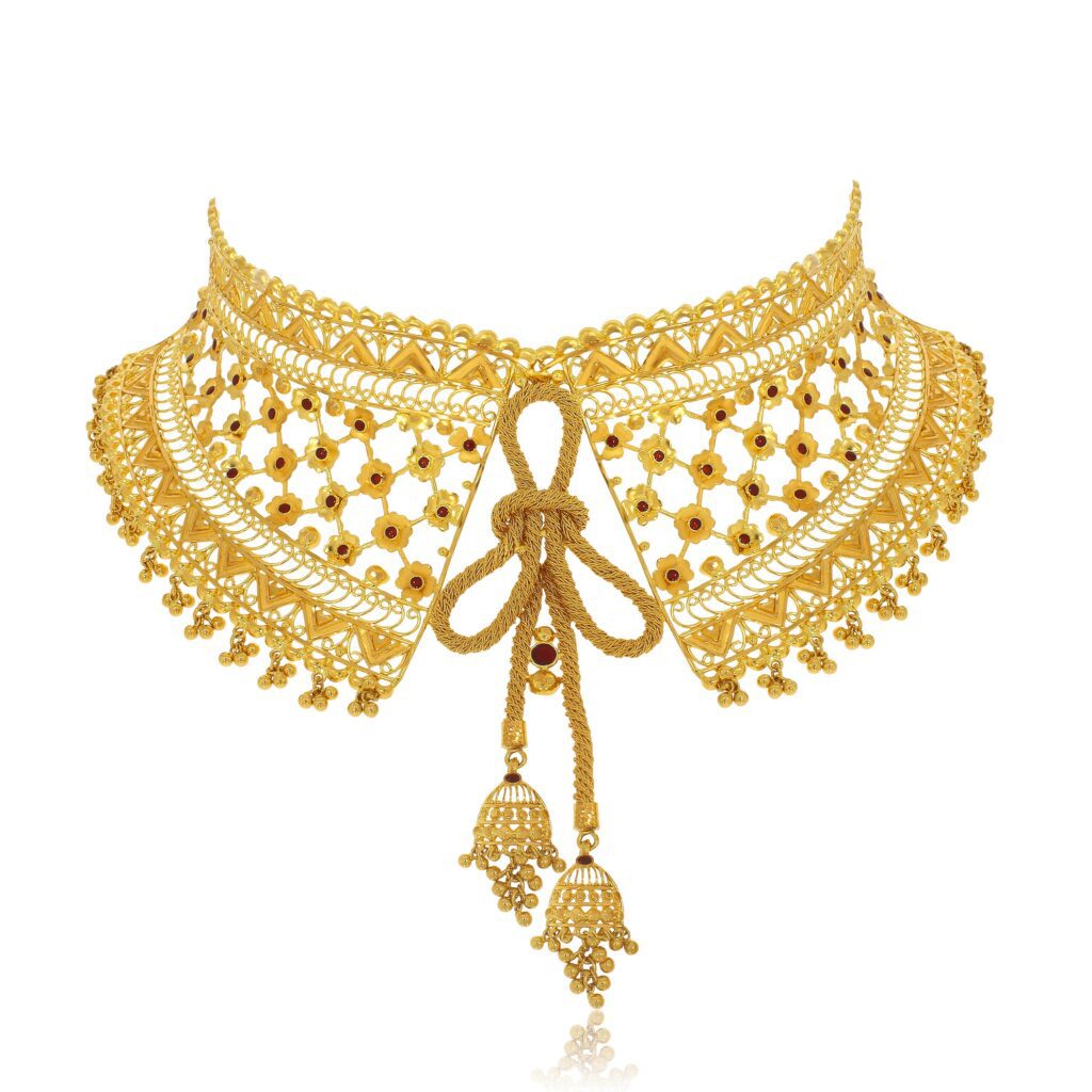 20+ Gold Necklace Design For Its Richness and Beauty