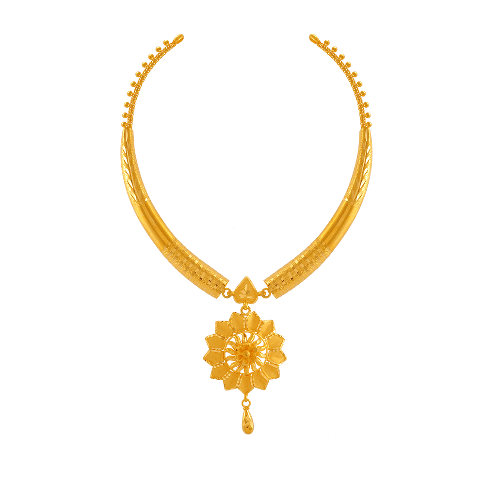 20+ Gold Necklace Design For Its Richness and Beauty