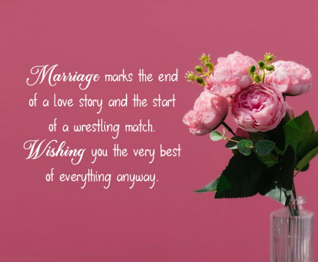 Funny Wish For Newly Married Couple Which Will Have Them Smile