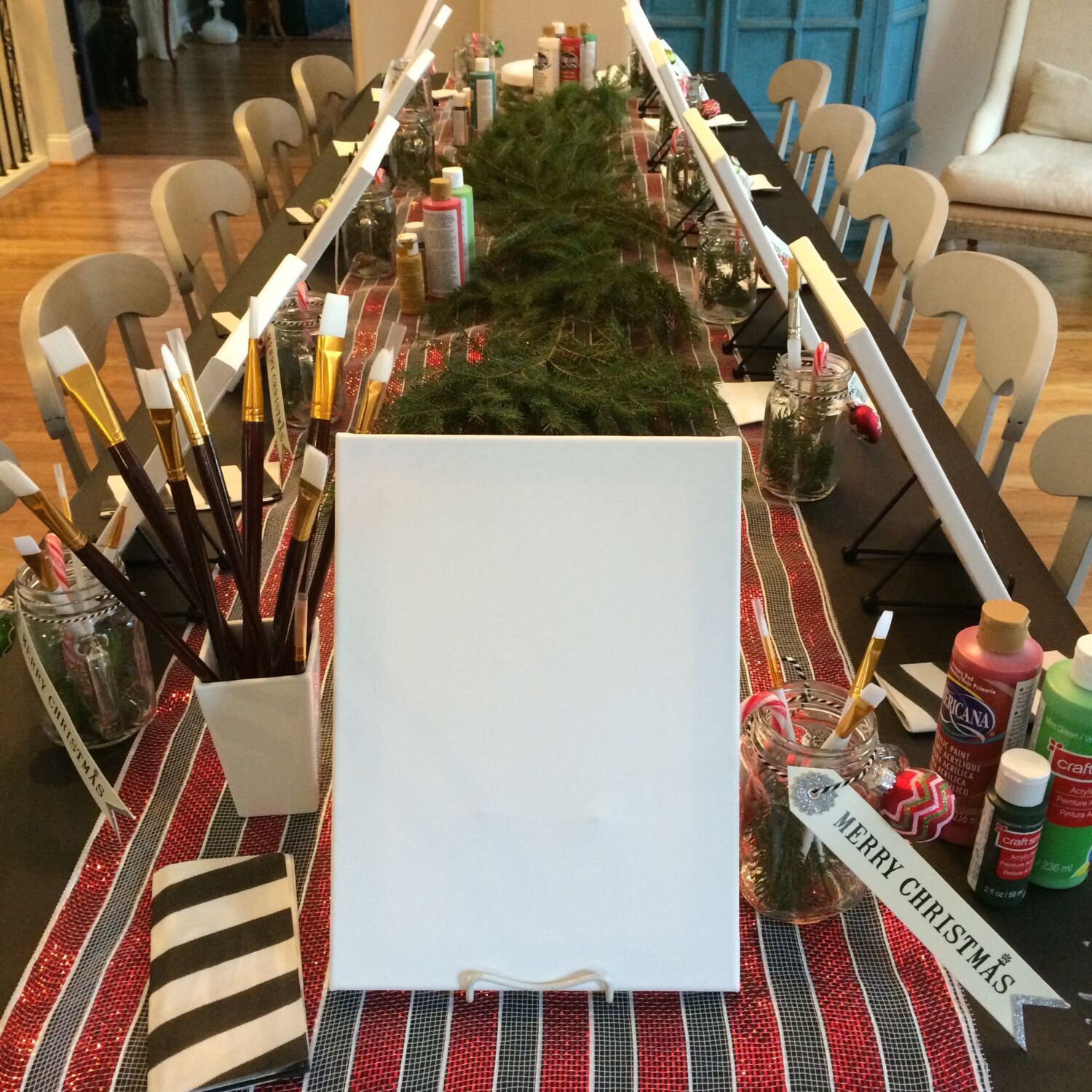 Howto Host a Girl's Night Christmas Painting Party