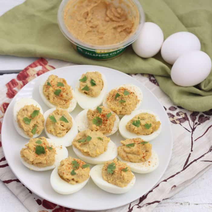 Hummus Deviled Eggs