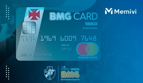 Cartão de crédito Meu Vasco bmg, seu time sempre presente MEMIVI