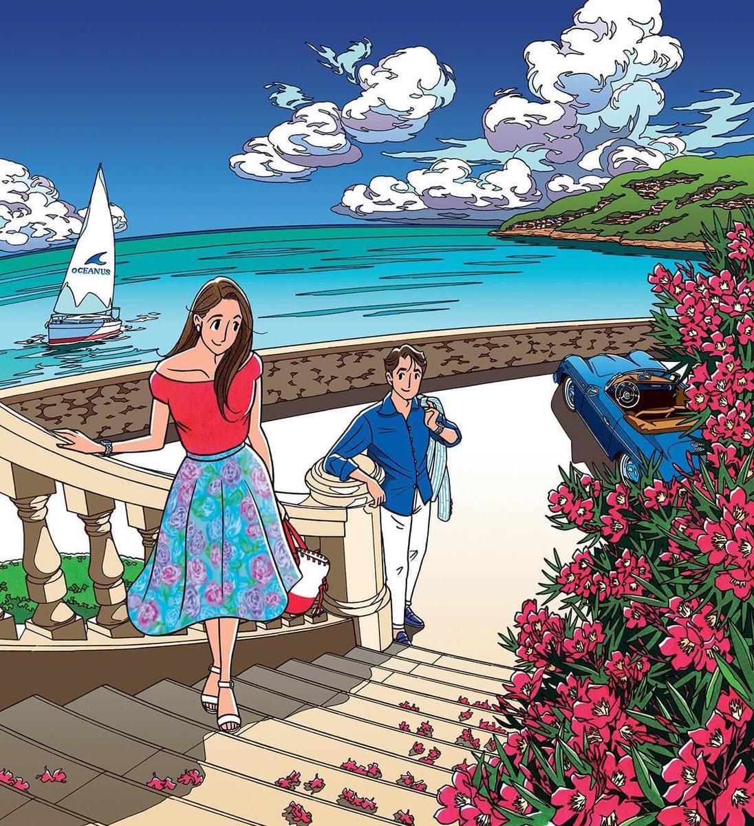 『OCEANUS×わたせせいぞう』2019SUMMERスペシャルアートワーク&WEBスペシャルストーリー公開中