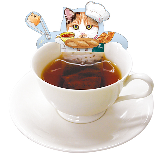着せ替えを楽しめるネコのティーバッグ HOOK TEA／フックティー「CAT TOWN（キャットタウン）」