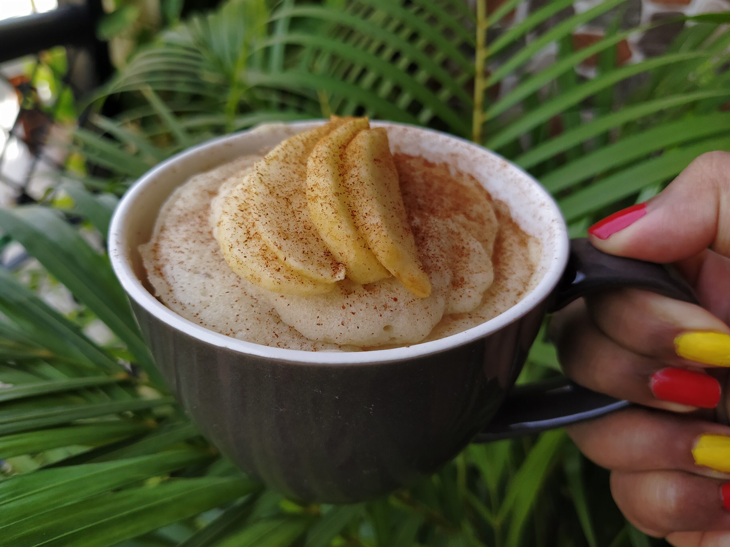 Apple Cinnamon Mug Cake No Egg In 2 Minutes Simple Dessert In A Cup
