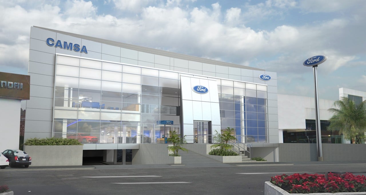 Ford de México se pone al día con nueva imagen en sus dustribuidores