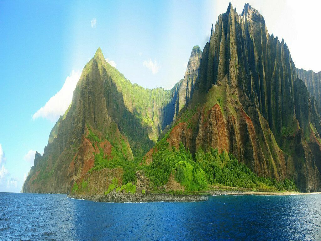 NorthWest side of the island Kauai, Hawaii. memolition