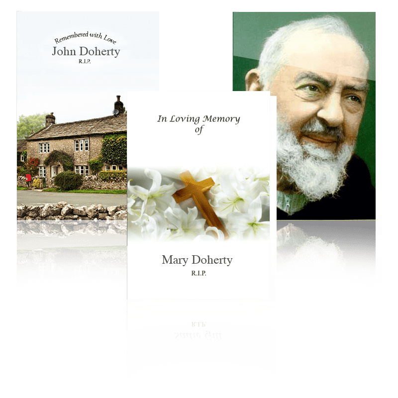 Memorial Printers Ireland Memorial Card Printing Service Ireland