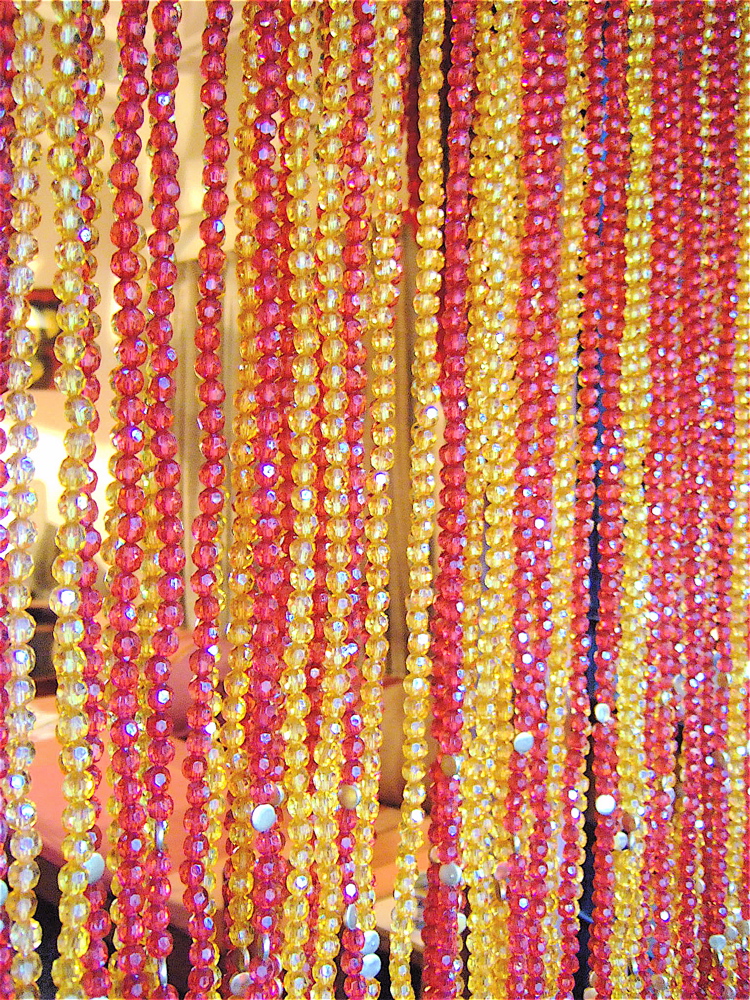 Best Door Bead Curtain Shop Sale Crystal Gold Bead Curtain