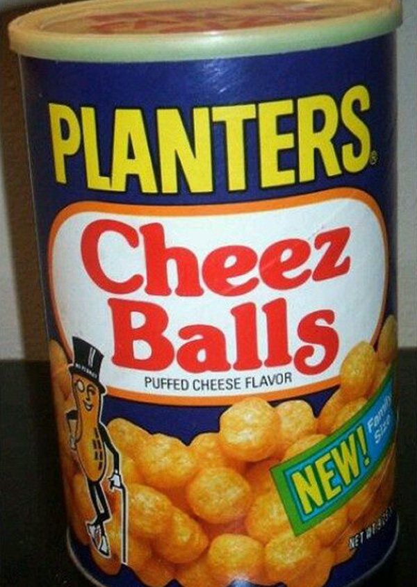 Planters Cheese Balls Memory Glands Funny Nostalgic Photos