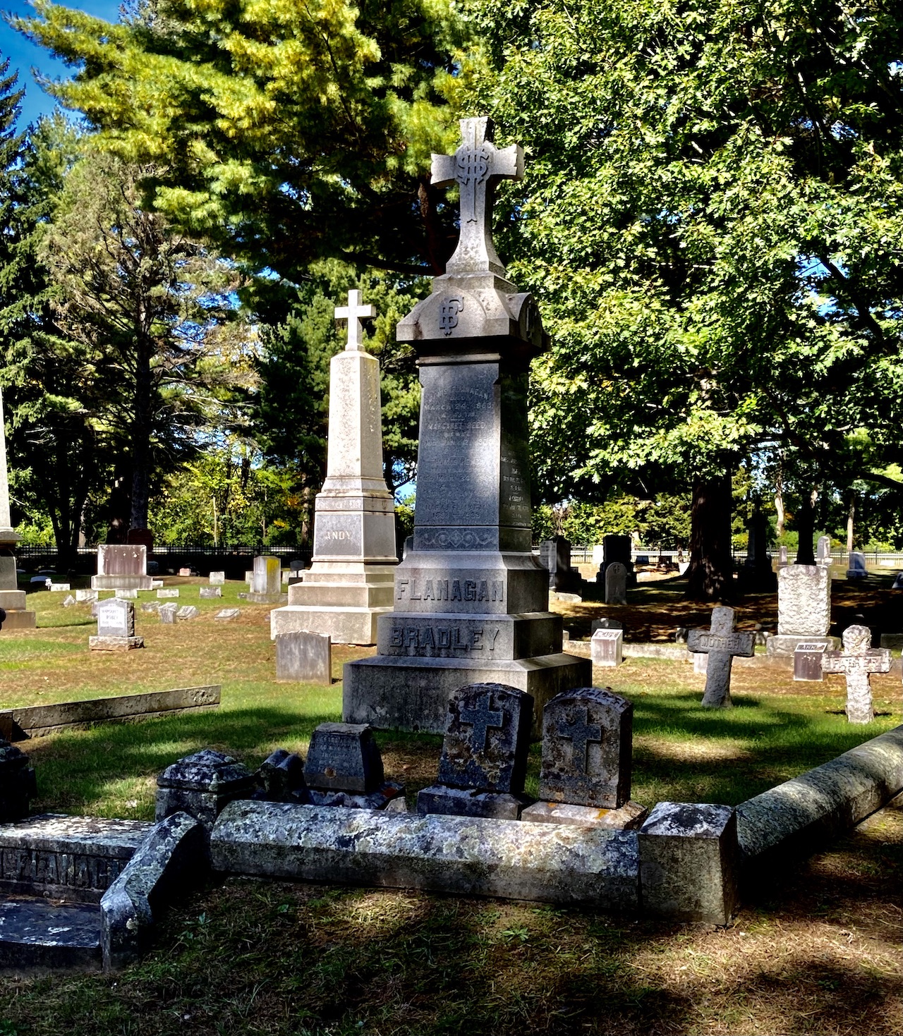 Graveyard Ghost At Calvary Cemetery August 1880