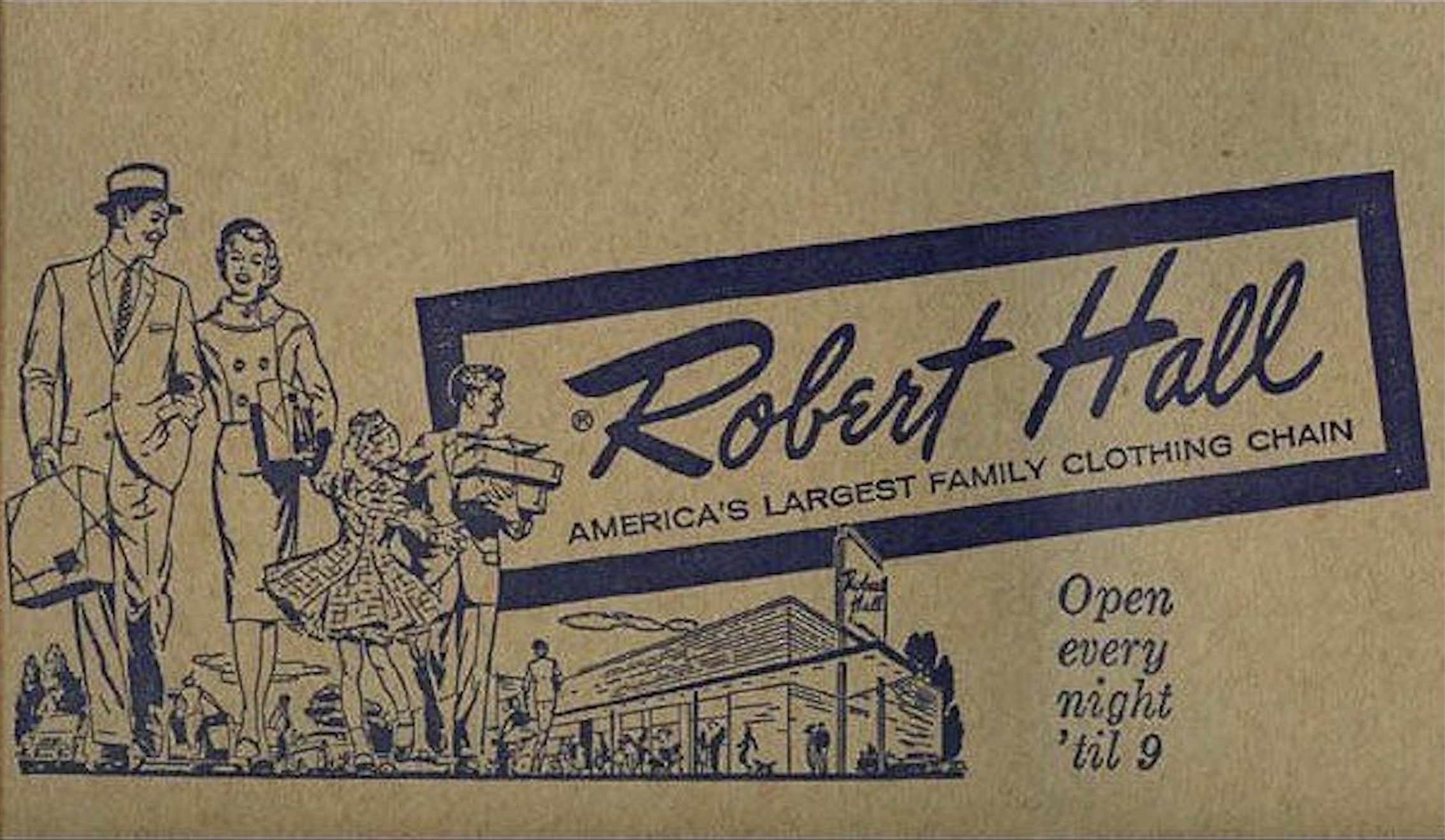 Robert Hall Clothing Outer Washington St. (1960 1977)