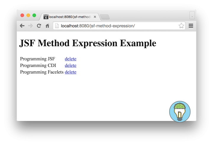 JSF Passing Parameters via Method Expression