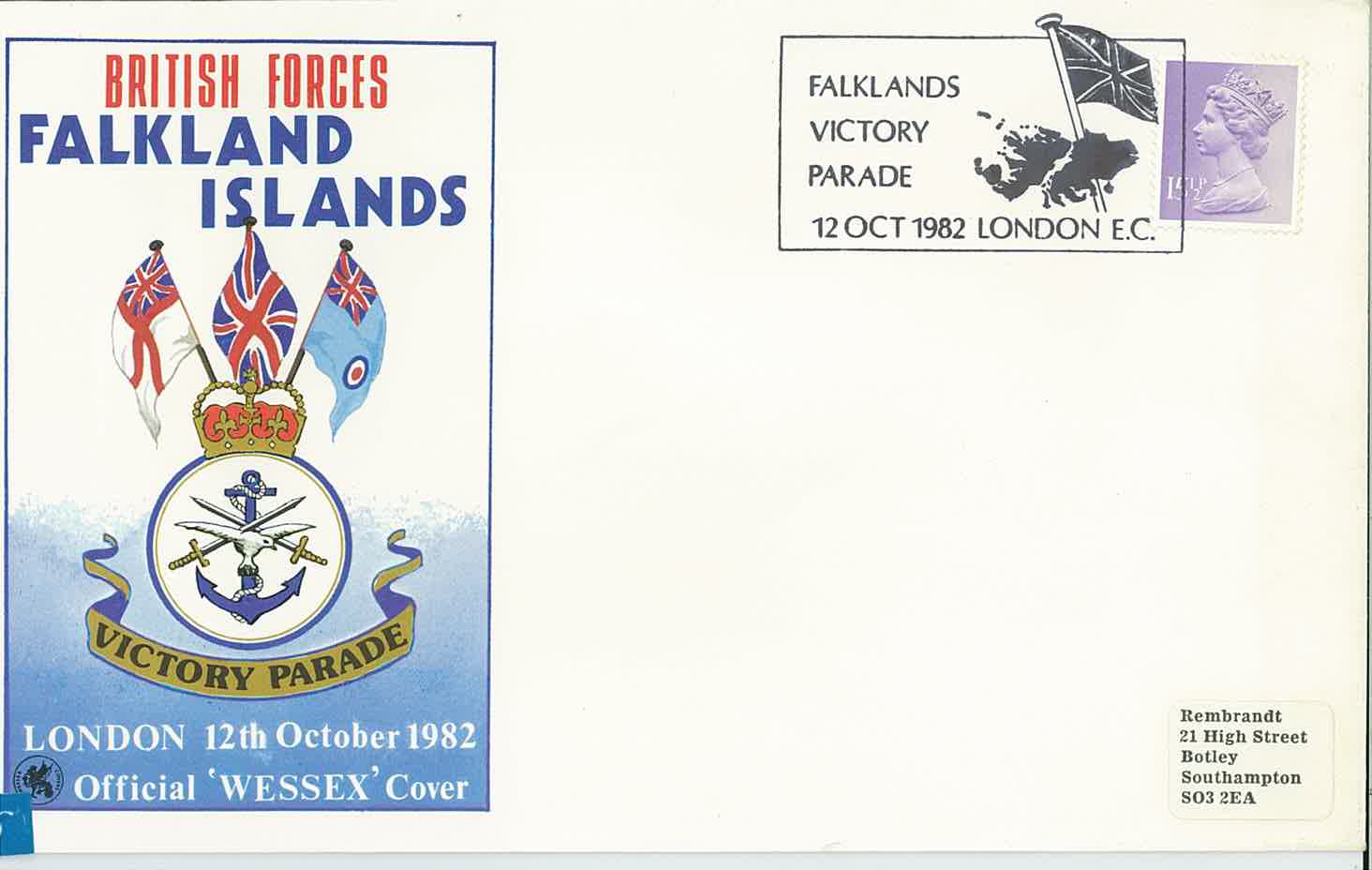 Falkland Islands Cover Memoryspot