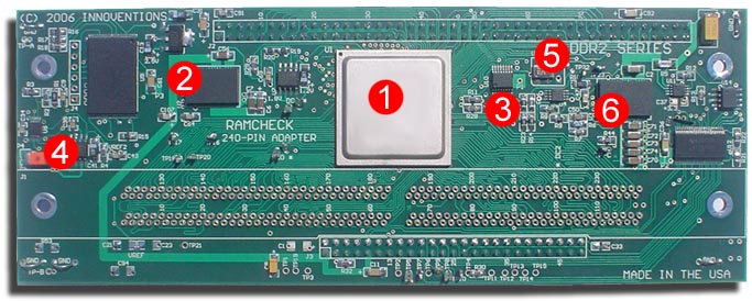 RAMCHECK DDR2 240-pin adapter (discontinued)