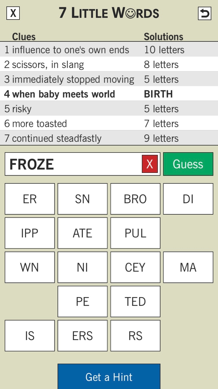 Whirly Word and 7 Little Words offer smartphone wordsearch fun MEMwrites