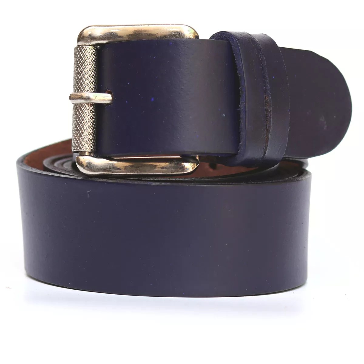 Formal Dark Blue Leather Belt for men Real Leather Mender Leather