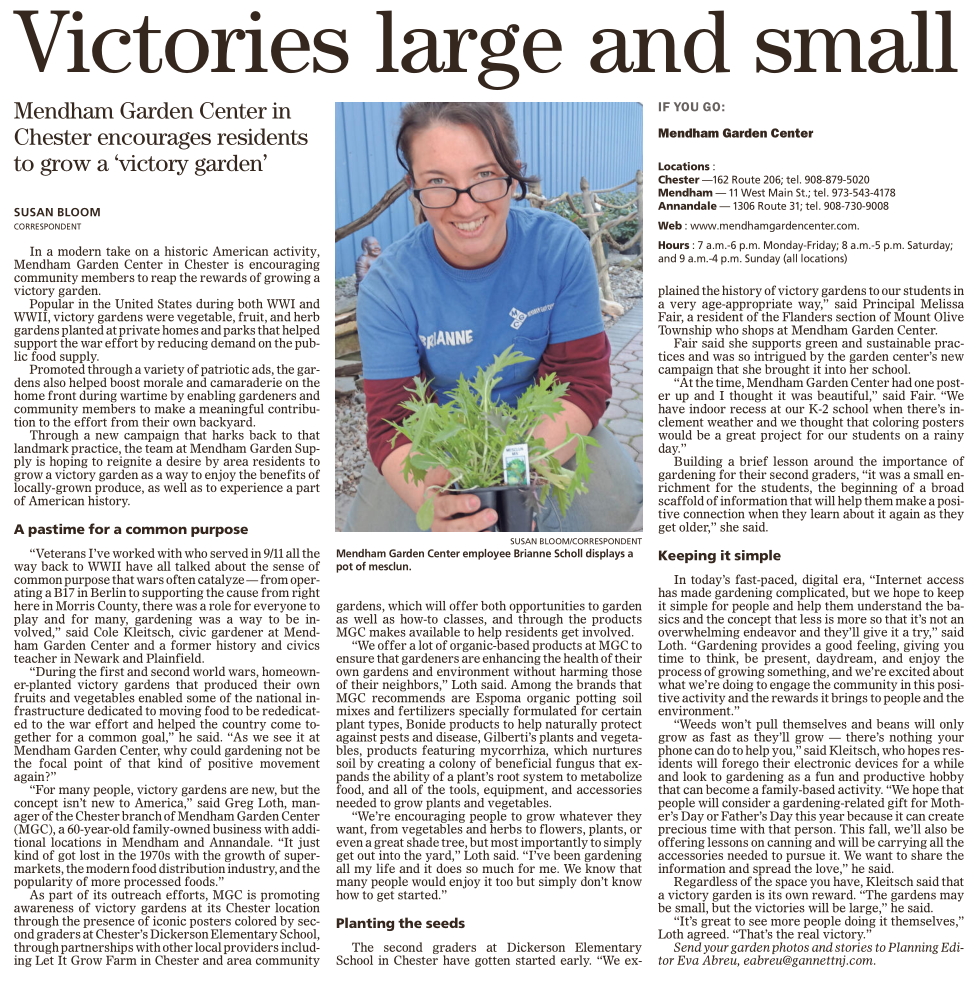 Mendham Garden Center Featured on