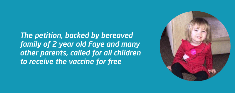 JCVI reject petition call Meningitis Now