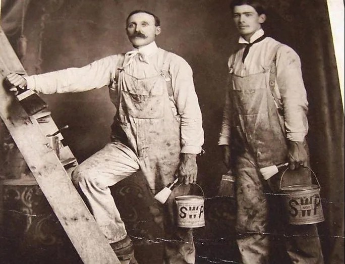 So, Why Do Painters Wear White?? Men in White Painting